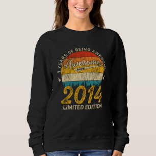 7 Jahre alt Tagesrücklauf Phantastisch 7. Geburtst Sweatshirt