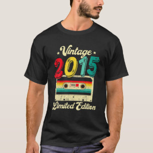 7 Jahre alt Vintag 2015 Cassette Tape 7. Geburtsta T-Shirt