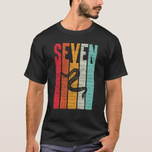 7 Jahre alte Geburtstagsnake Whisperer Phyton Boa T-Shirt