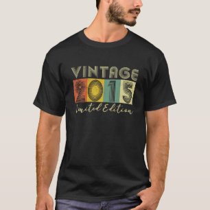 7 Jahre alte Geschenke Vintage 2015 Limited Editio T-Shirt