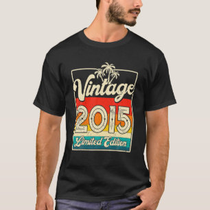 7 Jahre alte Geschenke Vintage 2015 Limitierte Auf T-Shirt