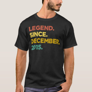 7 Jahre alte Legende Seit Dezember 2015 7. Geburts T-Shirt