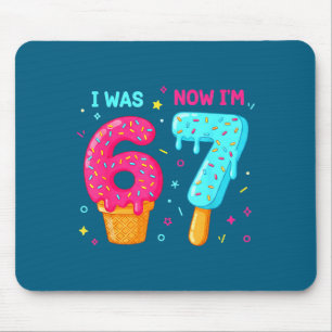 7 Jahre alter 7. Geburtstag 6 jetzt bin ich 7 67 l Mousepad