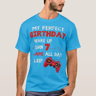 7 Jahre alter Gamer 7. Geburtstag für Junge perfek T-Shirt