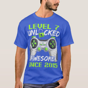 7 Jahre alter Gamer Boy, Geburtstag 7 Level entspe T-Shirt