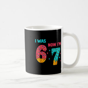 7 Jahre altes Geburtstags-Shirt War 6 jetzt bin ic Kaffeetasse
