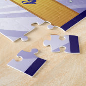 7 Jahre Erholung Jahrestag kühne Zahl Puzzle (Seite)