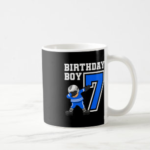7 Jahre Junge Eishockey Spieler 7. Geburtstag Kind Kaffeetasse