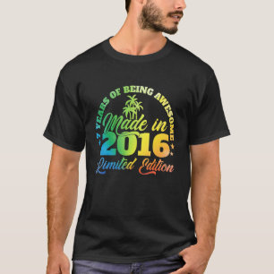 7 Jahre phantastisch Made 2016 Geburtstag 7 J T-Shirt