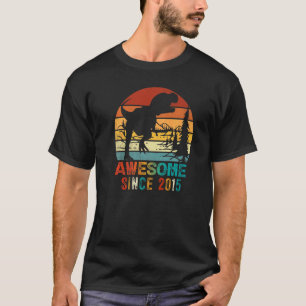 7 Jahre Phantastisch seit 2015 7. Geburtstag Dinos T-Shirt