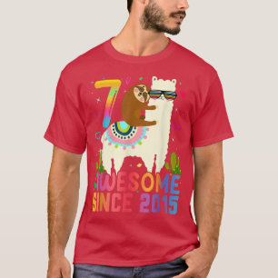 7 Jahre Phantastisch seit 2015 7. Geburtstag Gesch T-Shirt