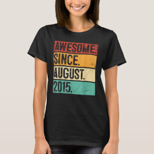 7 Jahre Phantastisch seit August 2015 7. Geburtsta T-Shirt