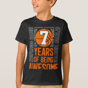 7 Jahre Phantastischer Basketball 7. Geburtstag _ T-Shirt