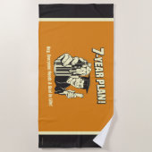 7 Jahre Plan: Jeder braucht ein Ziel Strandtuch (Vorderseite)