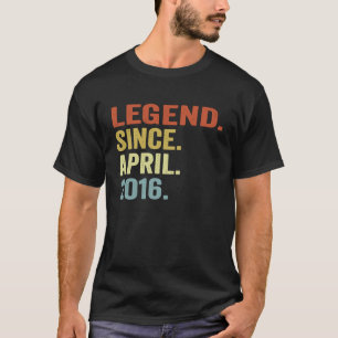7 Jahre Vintag im April 2016 7. Geburtstag T-Shirt