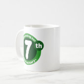7. Jahrestag Kaffeetasse (Vorderseite Links)
