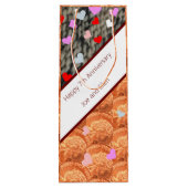 7. Jahrestag, Wolle und Kupfer Geschenktüte Für Weinflaschen (Rückseite)