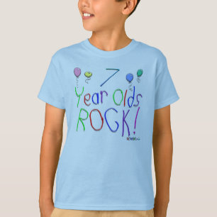 7-Jährige Felsen-! T - Shirt