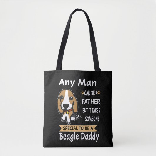7 Jeder Mann Beagle Daddy Tasche (Vorderseite)