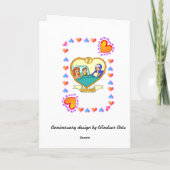 7. Jubiläum - Kupfer Karte (Rückseite)