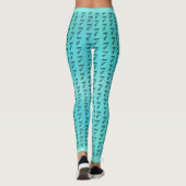 7. Jubiläums-Pfauenfedern Leggings (Rückseite)