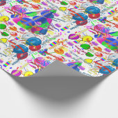 7. Juli Geburtstag Geschenkpapier (Ecke)