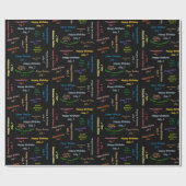 7. Juli Geburtstag Geschenkpapier (Flach)