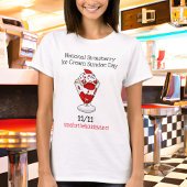 7. Juli Nationaler Strawberry Sundae Day T-Shirt