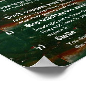 7 Kardinal Regeln für LIFE Poster (Ecke)