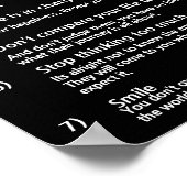 7 Kardinal Regeln für LIFE Poster (Ecke)