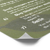 7 Kardinal Regeln für LIFE Poster (Ecke)