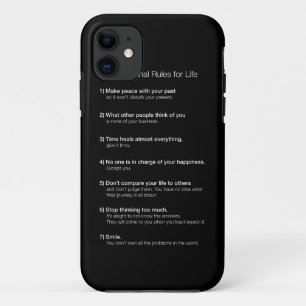 7 Kardinals-Regeln für das Leben iPhone 11 Hülle