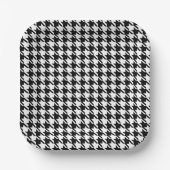 7" karierte quadratische Papierplatten Pappteller (Vorderseite)