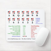 7 Karten-Bolzen-Karte, die Trainer zählt Mousepad (Mit Mouse)