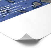 7 Kirchen der Offenbarung - Topografisches Layout Poster (Ecke)