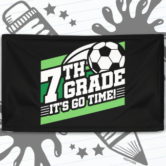 7. Klasse Fußball Erster Tag Zurück in die Schule Banner
