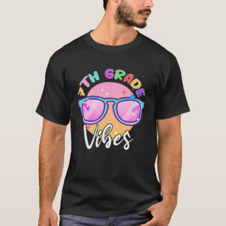 7. KLASSE Klassen-Vibes Rückkehr zur Schule Lehrer T-Shirt