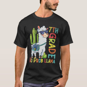 7. Klasse Nr. Prob-Llama Llama zurück zur Schulaus T-Shirt