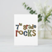 7. Klasse Rocks Siebter Postkarte (Stehend Vorderseite)