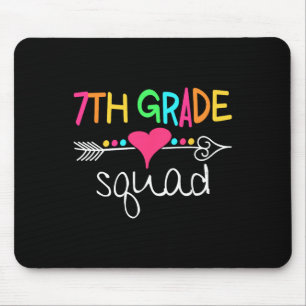 7. Klasse Squad Siebte Lehrer Schüler Team Rücken Mousepad