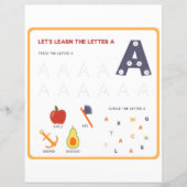 7 Learn To Spell Letter A Teacher Home Schooling (Vorderseite)