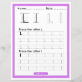 7 Learn To Spell Letter L Teacher Home Schooling (Vorderseite)