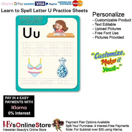 7 Learn To Spell Letter U Teacher Home Schooling
