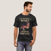 7 Leben ohne einen Beagle T-Shirt (Vorne ganz)
