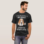 7 Leben ohne einen Beagle T-Shirt (Vorne ganz)