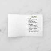 7 Lebensregeln Karte (Innenseite)