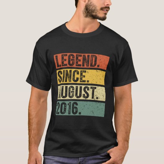 7 Legende seit August 2016 7. T-Shirt (Vorderseite)