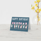 7 Letter Name Happy Birthday Card Karte (Gelbe Blume)