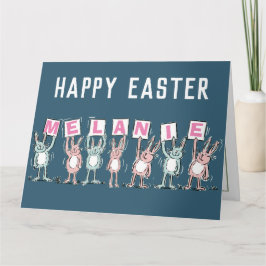 7 Letter Name Happy Oaster Card Karte
