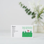 7. Loch Visitenkarte (Stehend Vorderseite)